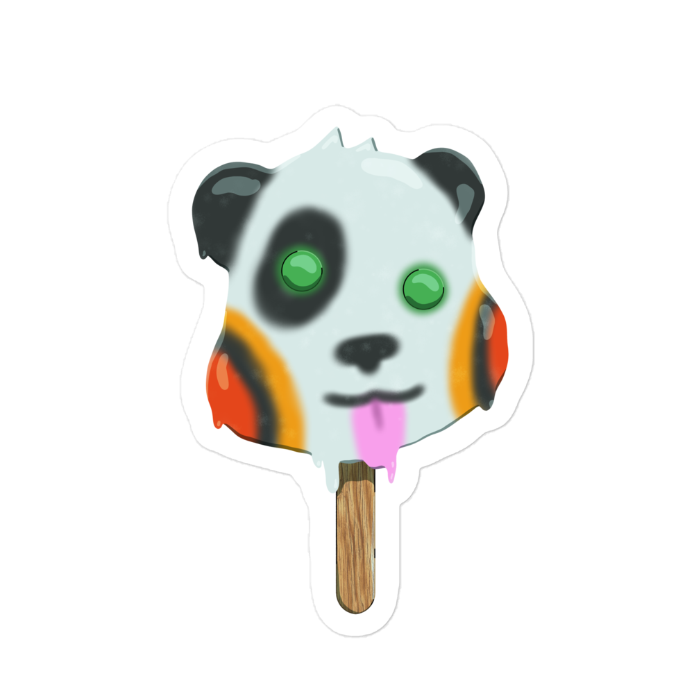 Bear Popsicle Sticker