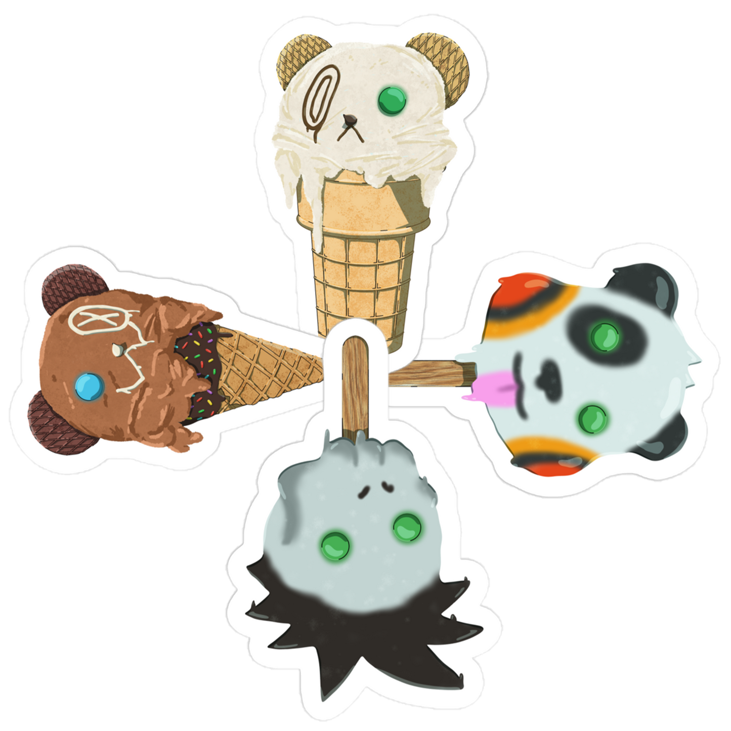 Ice Cream Sticker Bundle