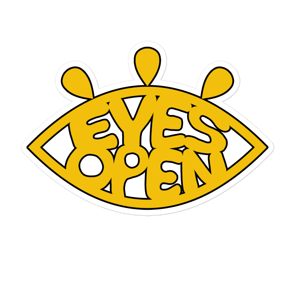 Eyes Open Sticker