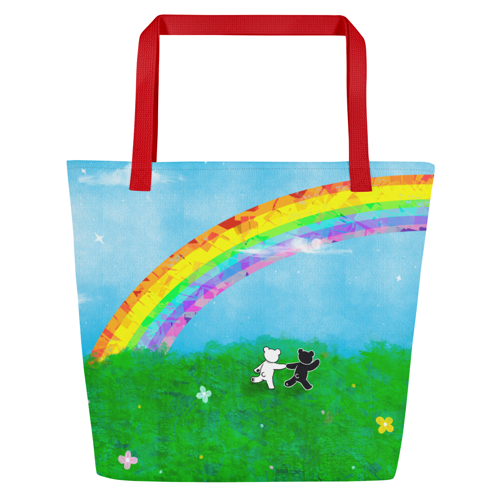 Rainbow Large Tote Bag