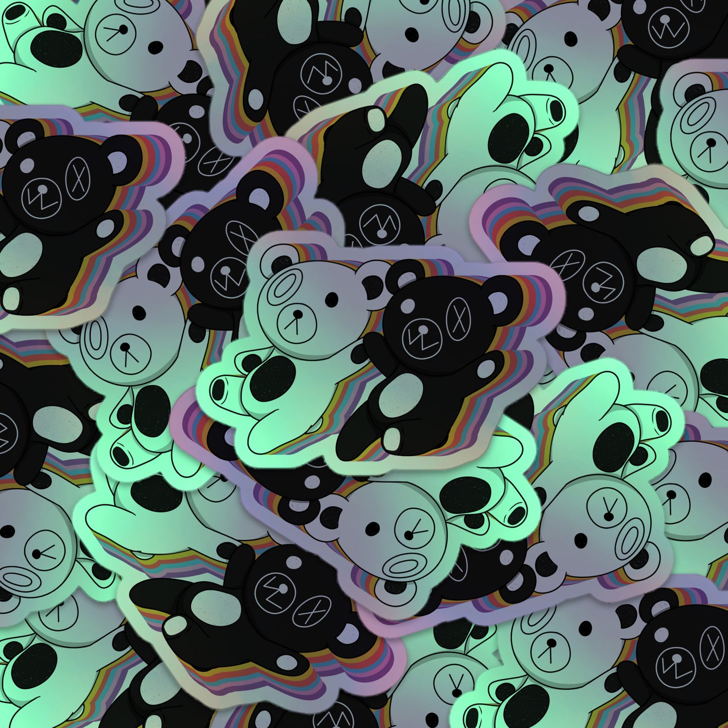 Leap Holographic Sticker