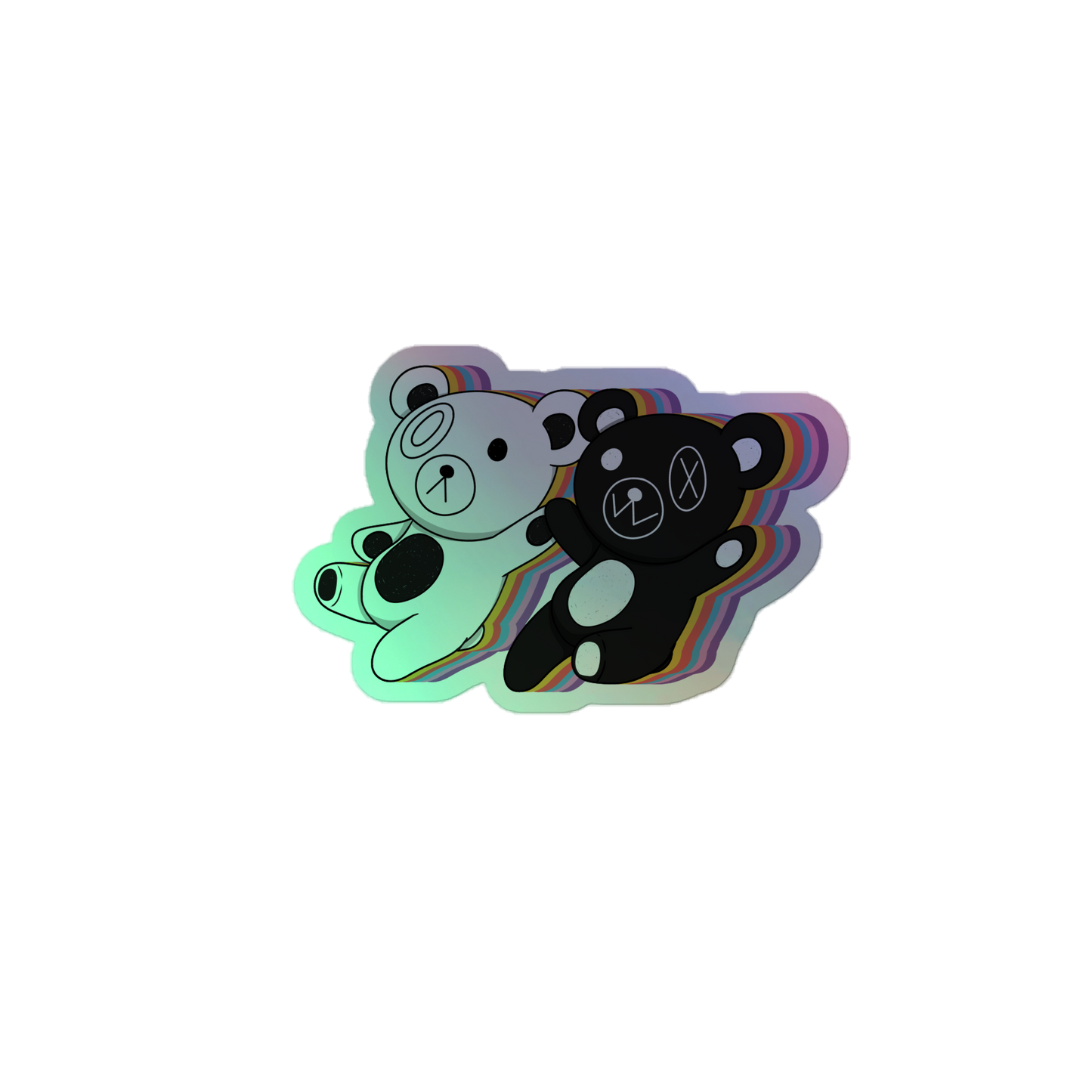 Leap Holographic Sticker