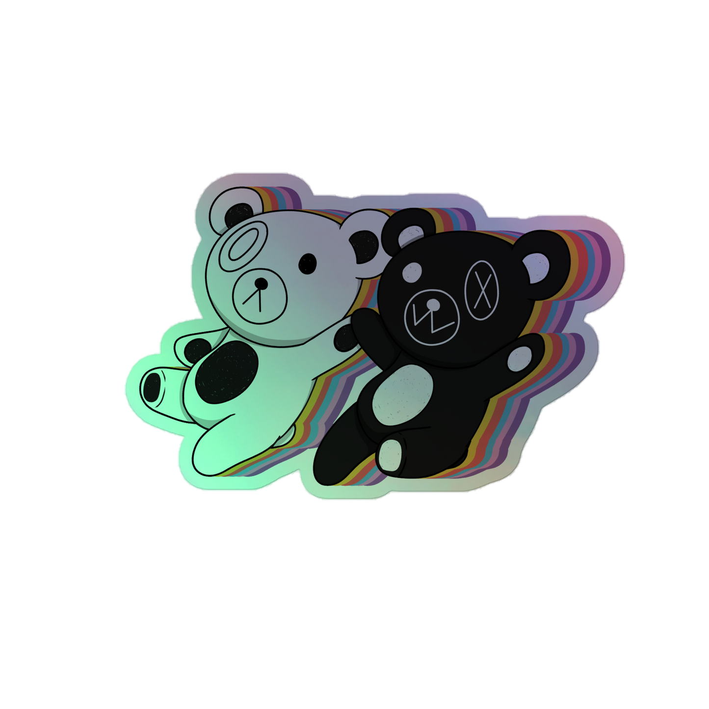 Leap Holographic Sticker