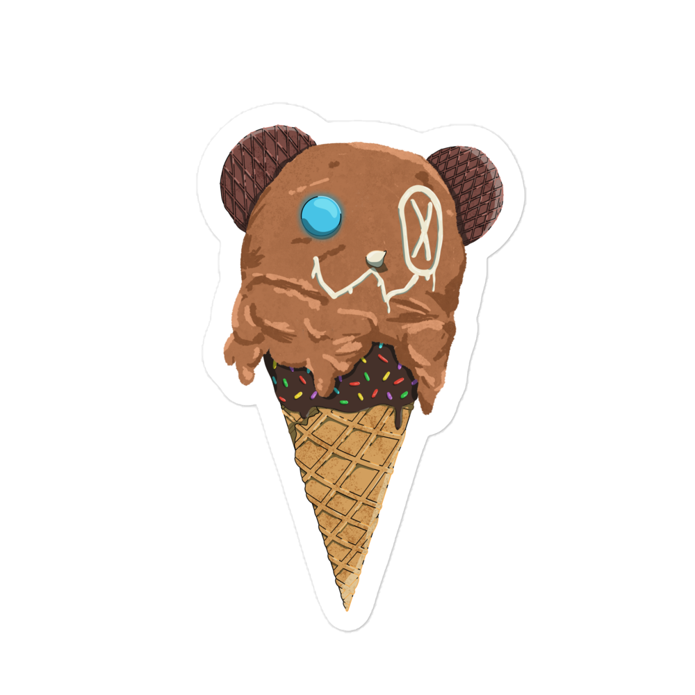 Moku Ice Cream Sticker