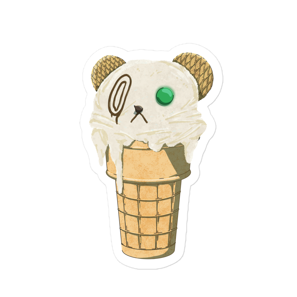 Noku Ice Cream Sticker