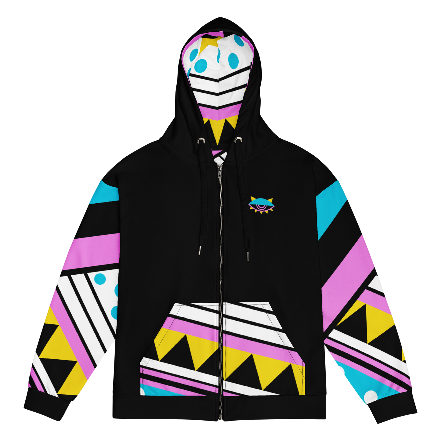 Colorbash Zip-Hoodie