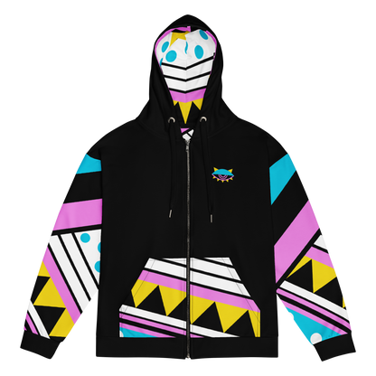 Colorbash Zip-Hoodie