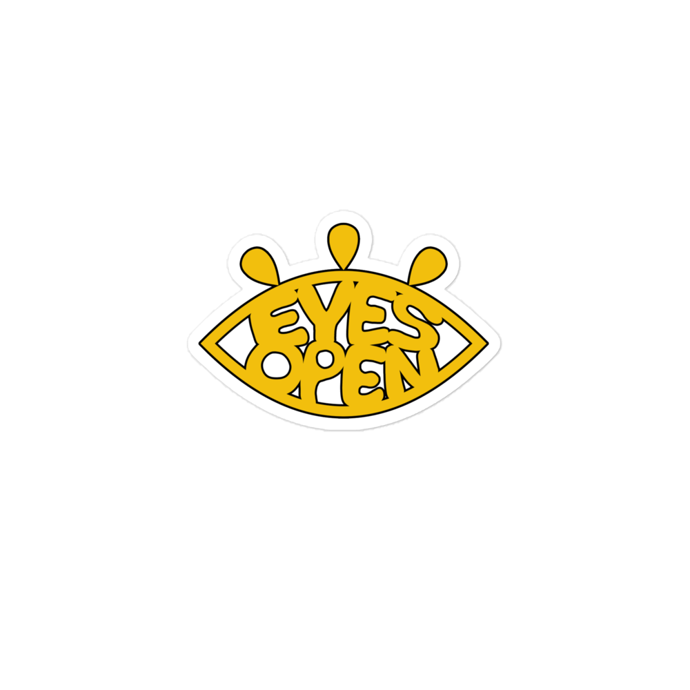 Eyes Open Sticker