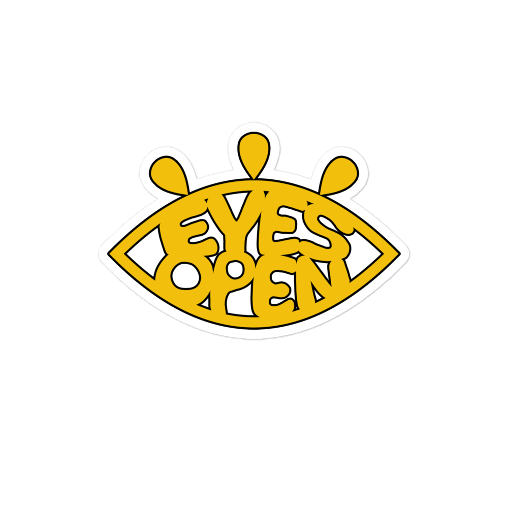 Eyes Open Sticker