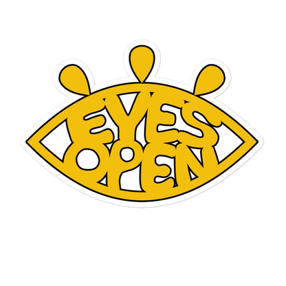 Eyes Open Sticker