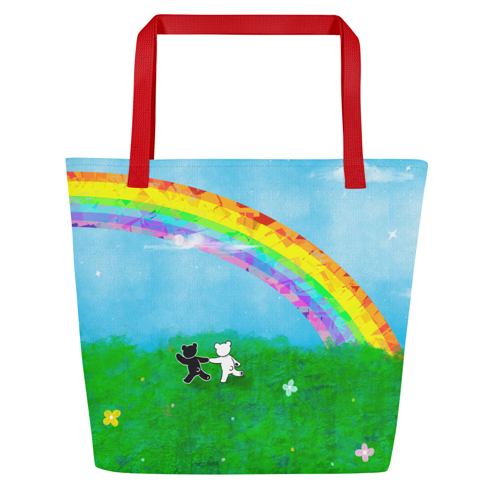 Rainbow Large Tote Bag