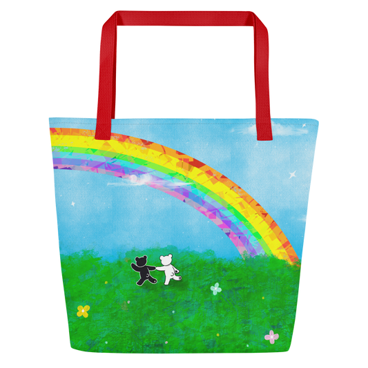 Rainbow Large Tote Bag
