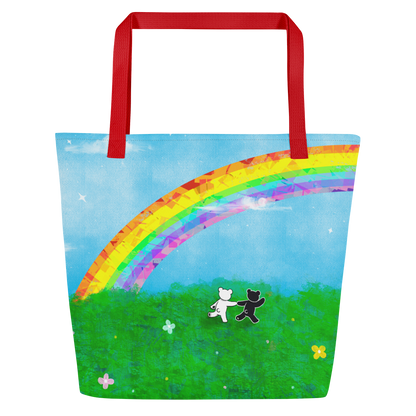Rainbow Large Tote Bag