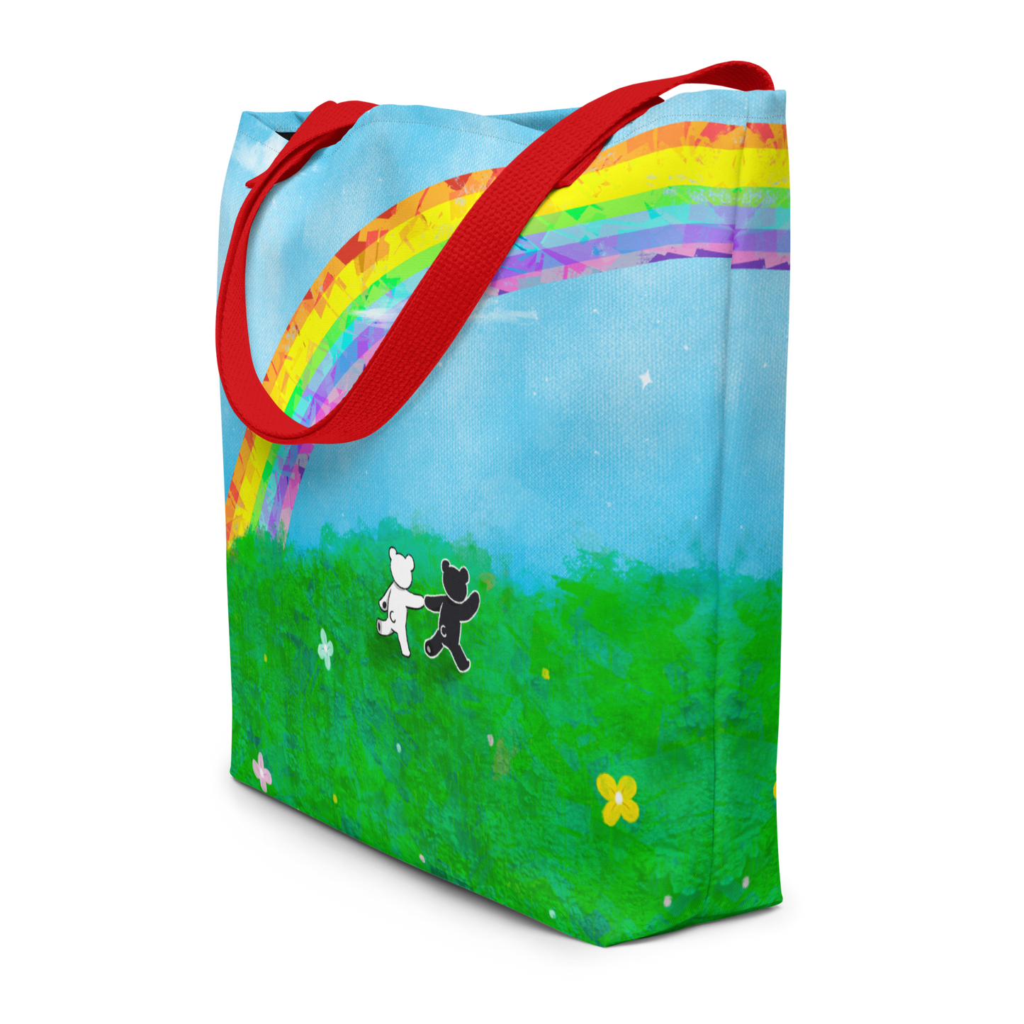 Rainbow Large Tote Bag