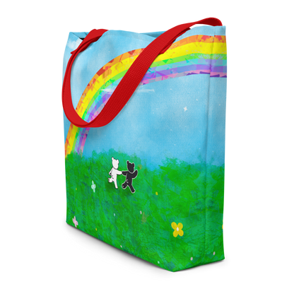 Rainbow Large Tote Bag