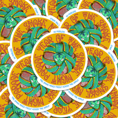 Snake Coil Sticker