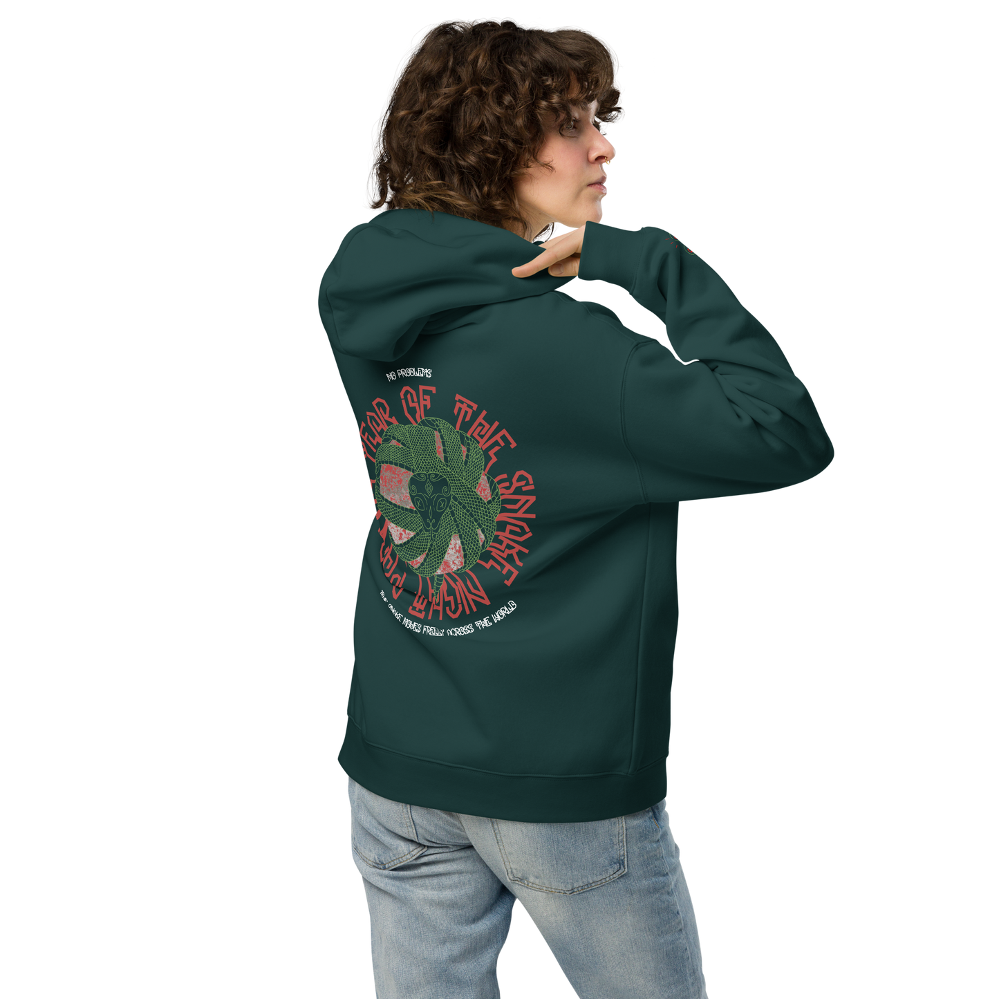 Snake Coil Oversized Hoodie