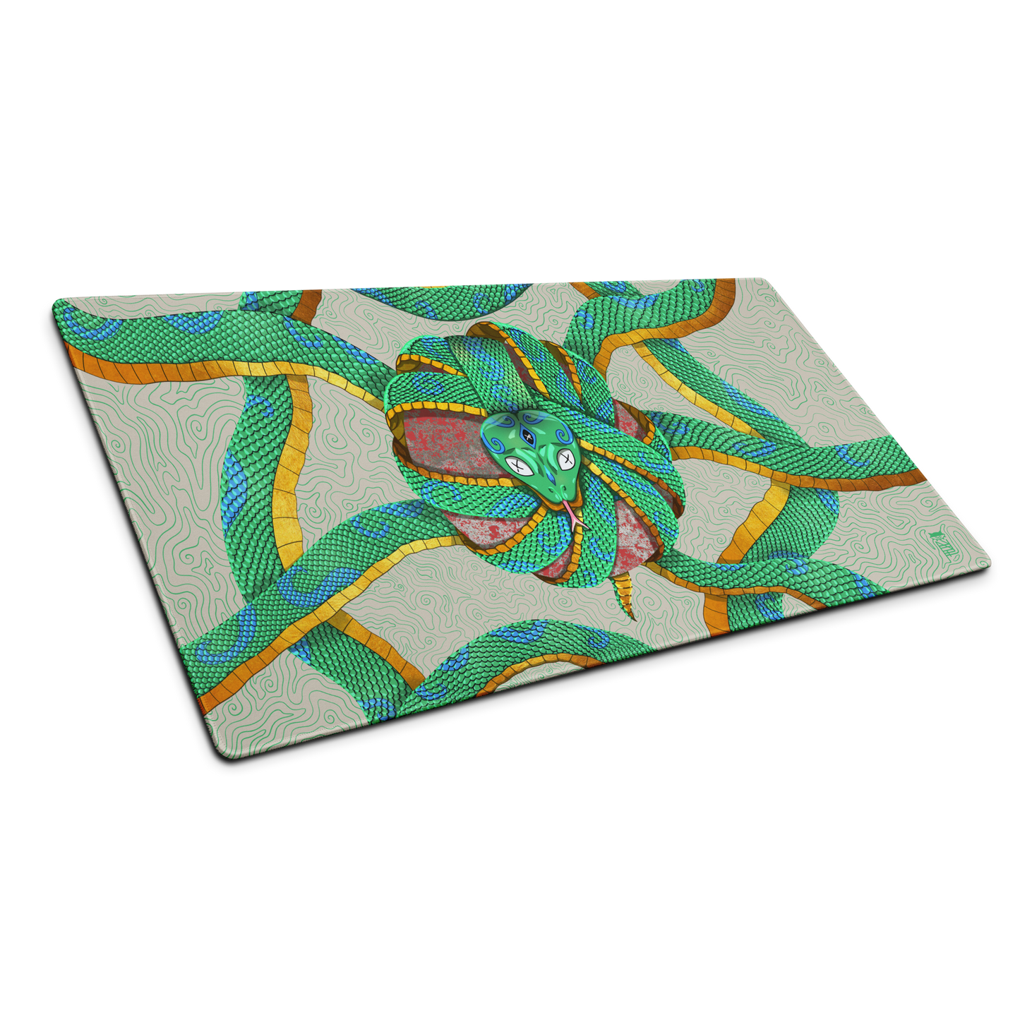 Snake Coil Desk Mat