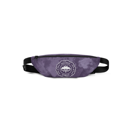 Purple Splatter Hip Bag